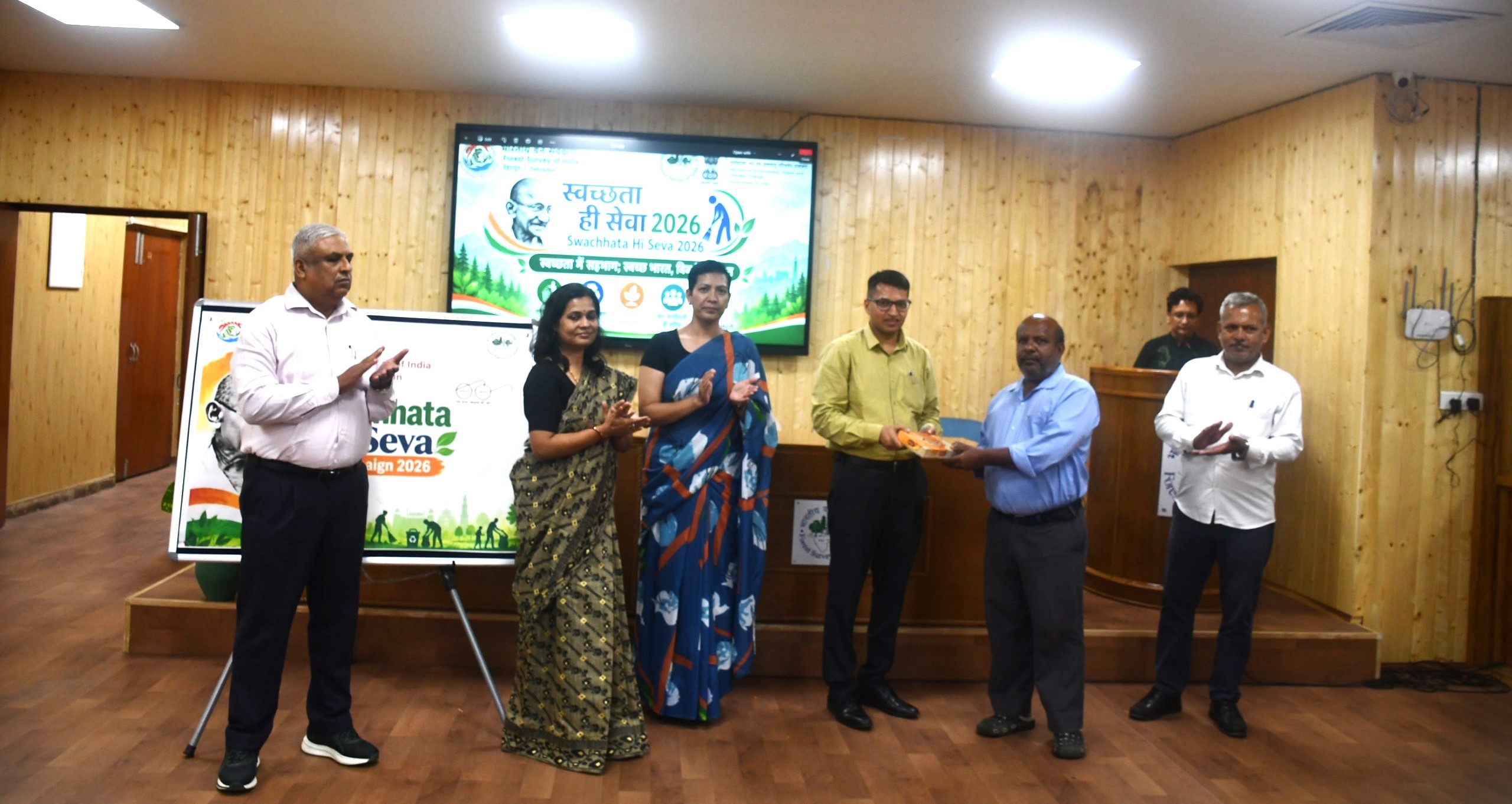 The Safai Mitras were felicitated at the Forest Survey of India, Dehradun, on 30 September 2026 under the 