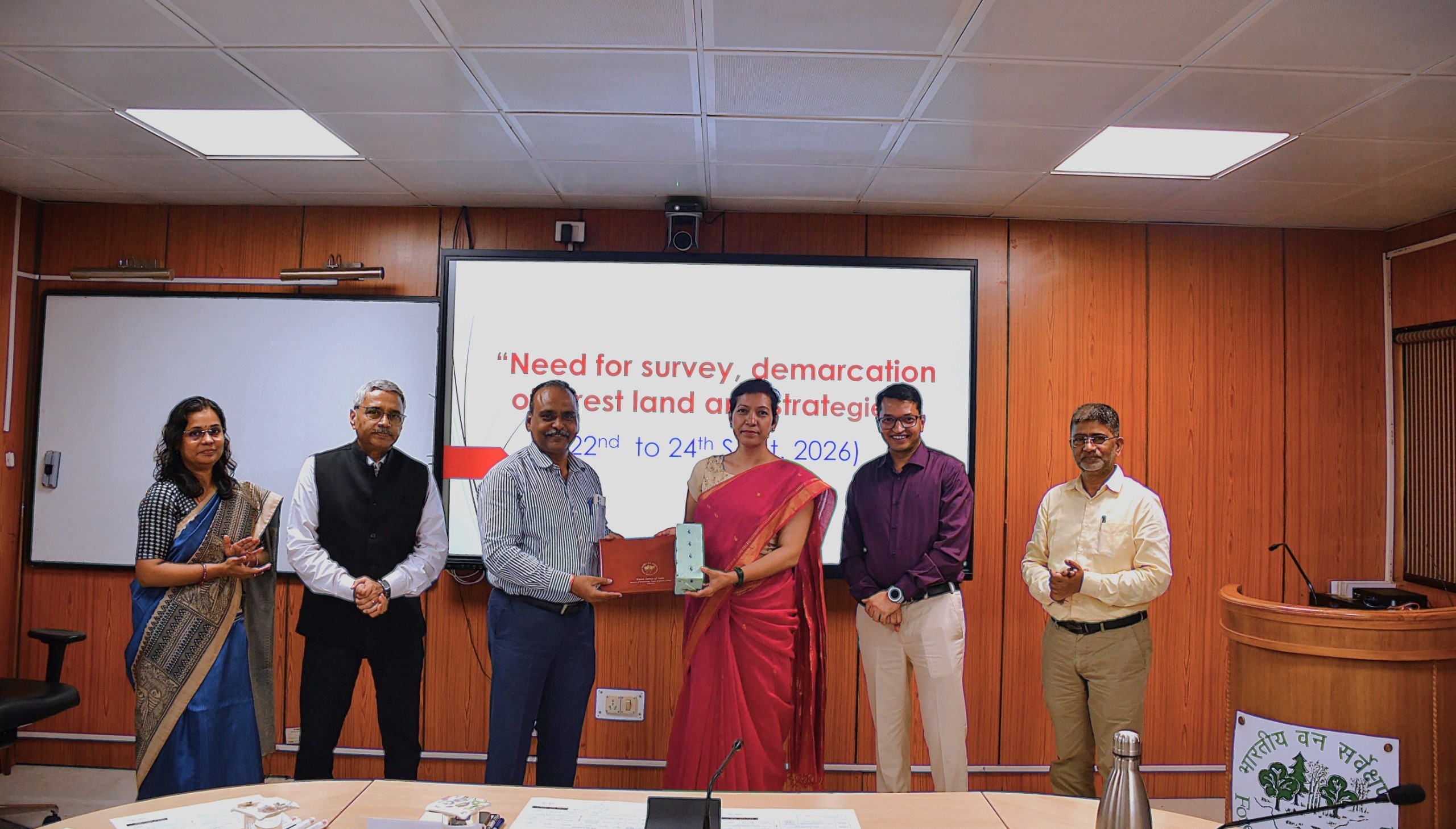 A three-day workshop was organized at the Forest Survey of India, Dehradun, from 22 to 24 September 2026 for a total of 15 IFS officers from Maharashtra, Punjab, Assam, Haryana, Uttar Pradesh, Madhya Pradesh, Sikkim, Rajasthan, Arunachal Pradesh, and Odisha on the theme 